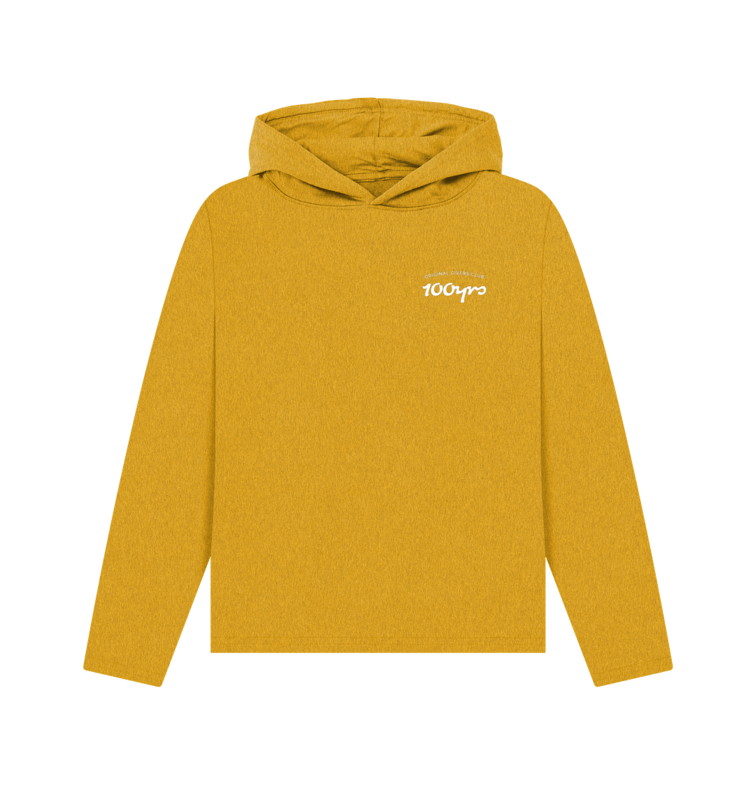 Sunflower Yellow Recycled Hoody Front