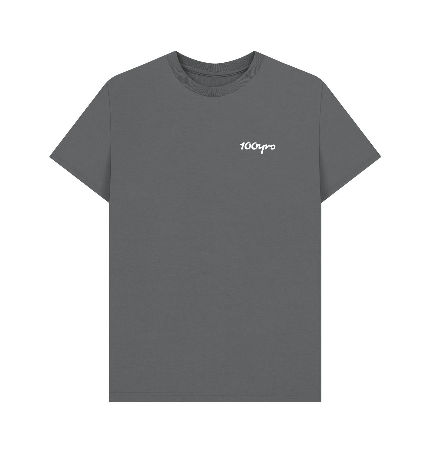 Slate Grey Printed T-shirt Front