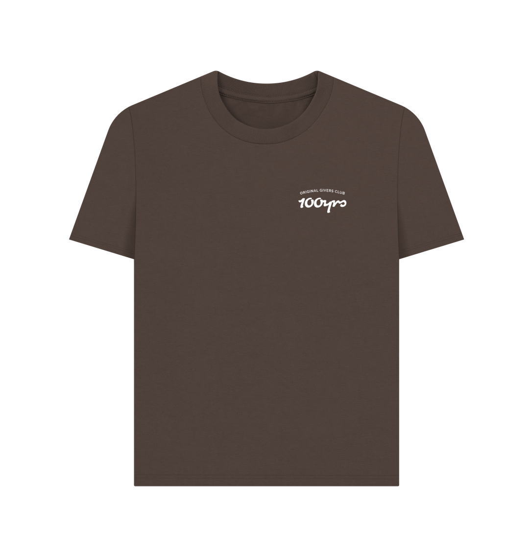 Chocolate Printed T-shirt Front