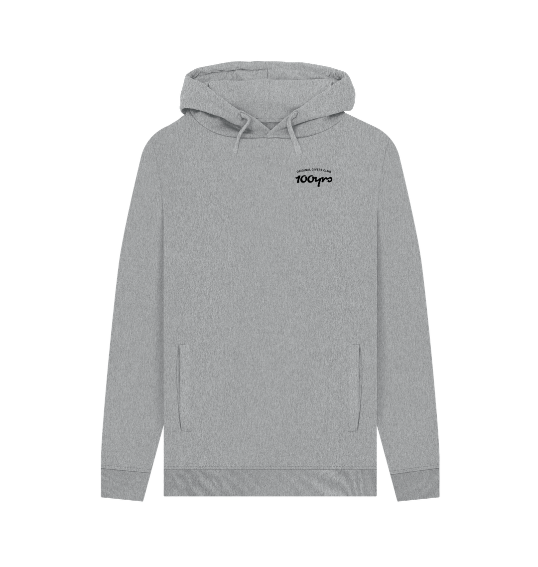 Light Heather Printed Hoody Front