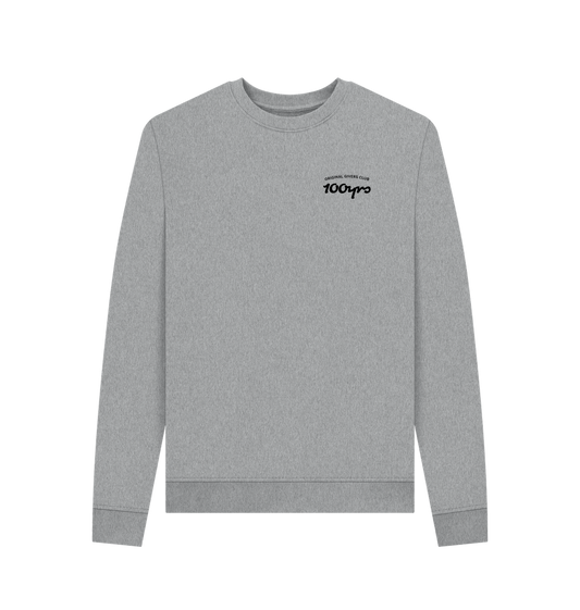 Light Heather Printed Sweater Front