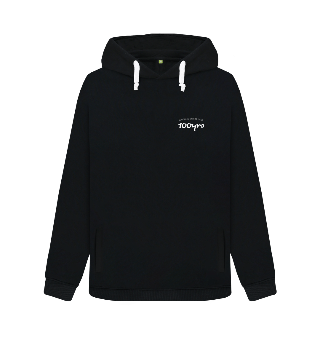 Black Printed Sweater Front