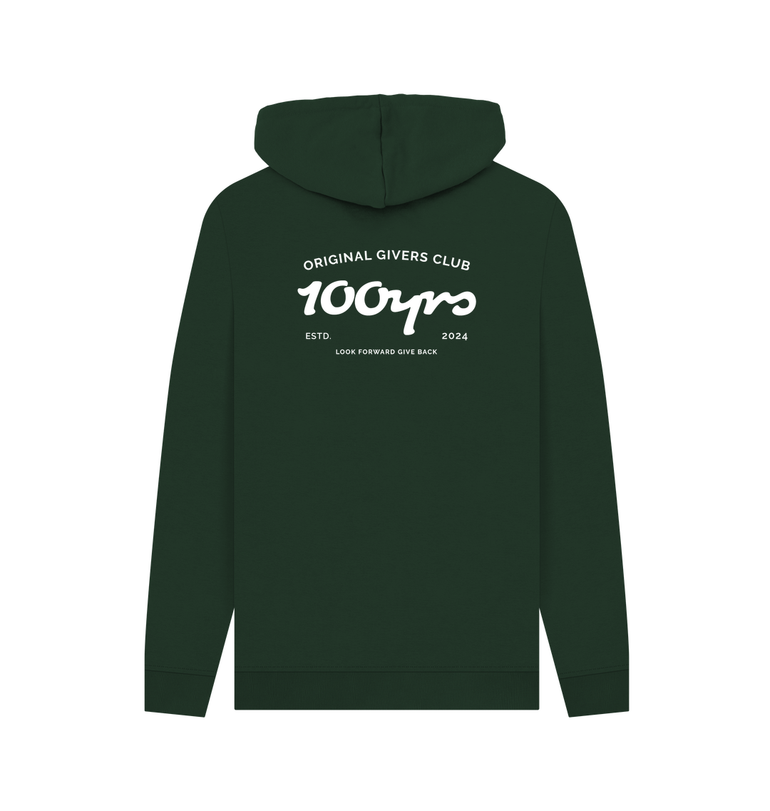 Evergreen Printed Hoody Back