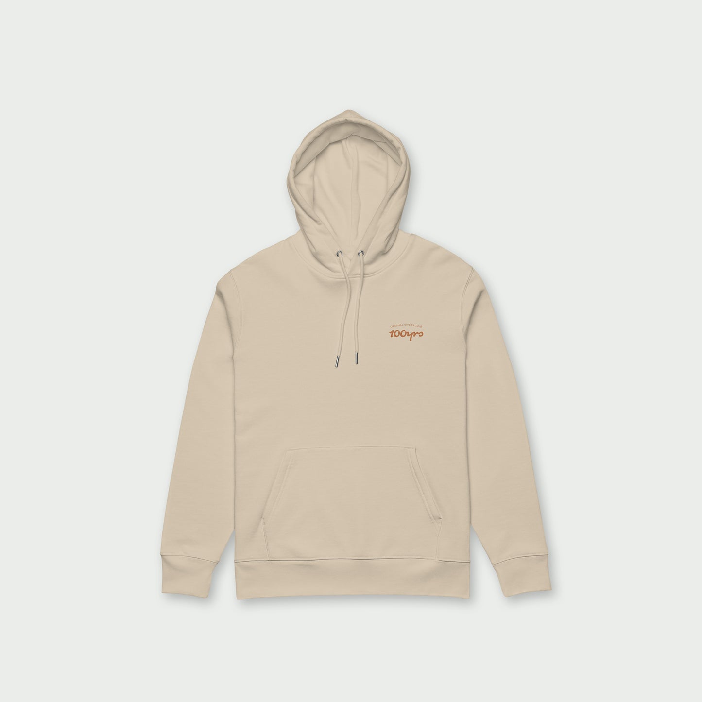 Unisex Organic Hoodie – Clay Brown OG Club Logo