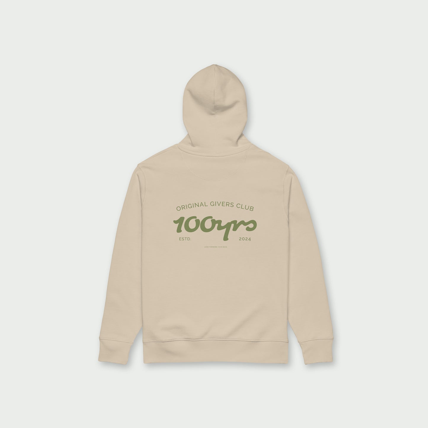 Unisex Organic Hoodie – Moss Green OG Club Logo
