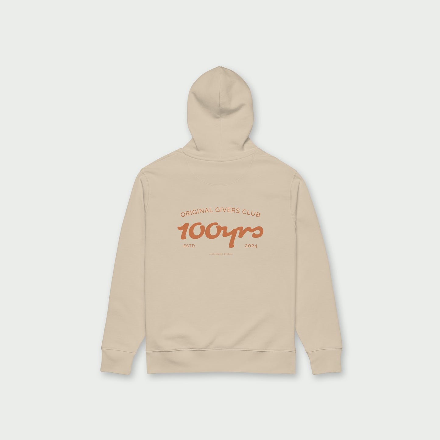 Unisex Organic Hoodie – Terracotta OG Club Logo