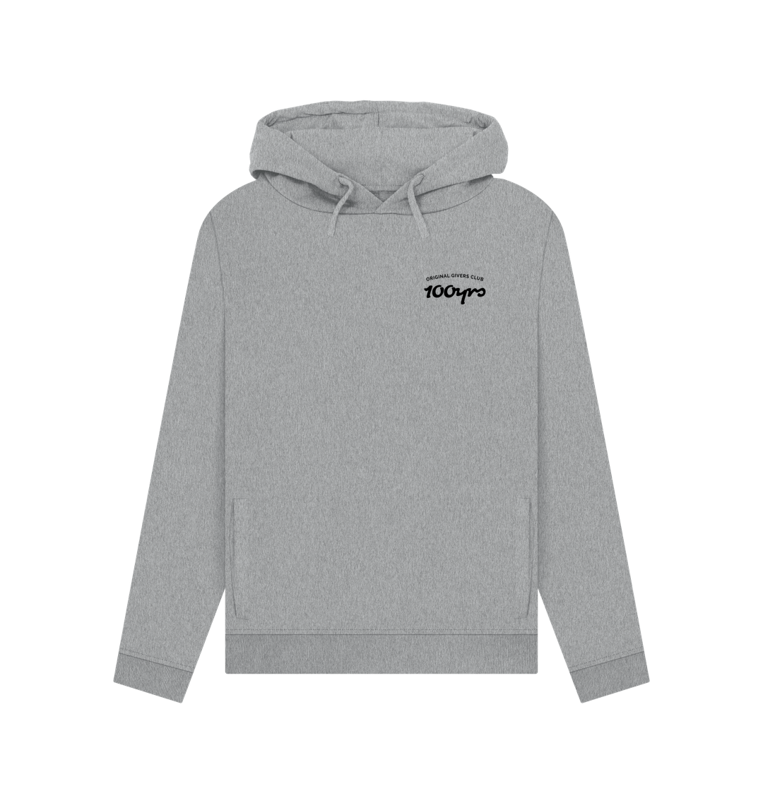 Light Heather Printed Hoody Front