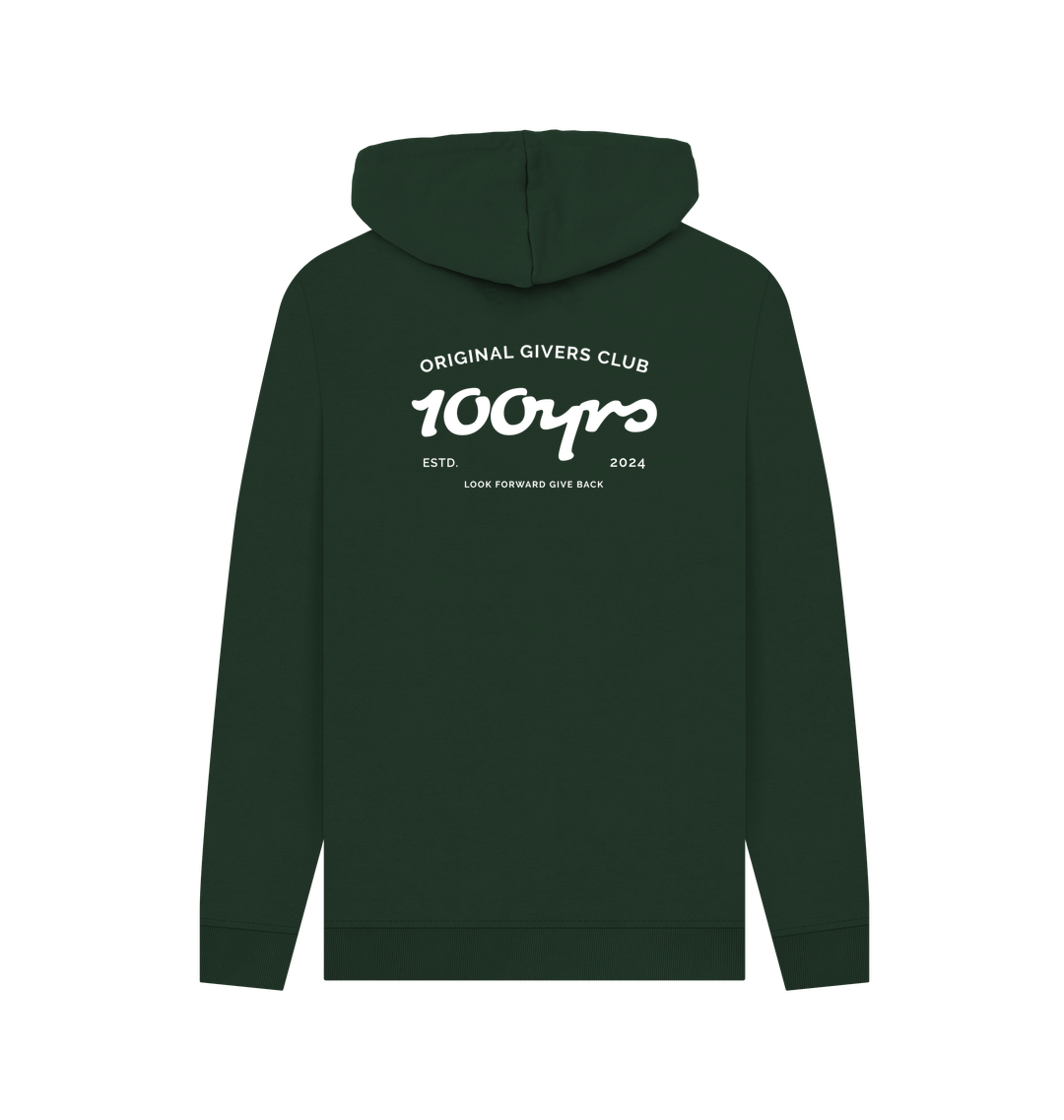 Evergreen Printed Hoody Back