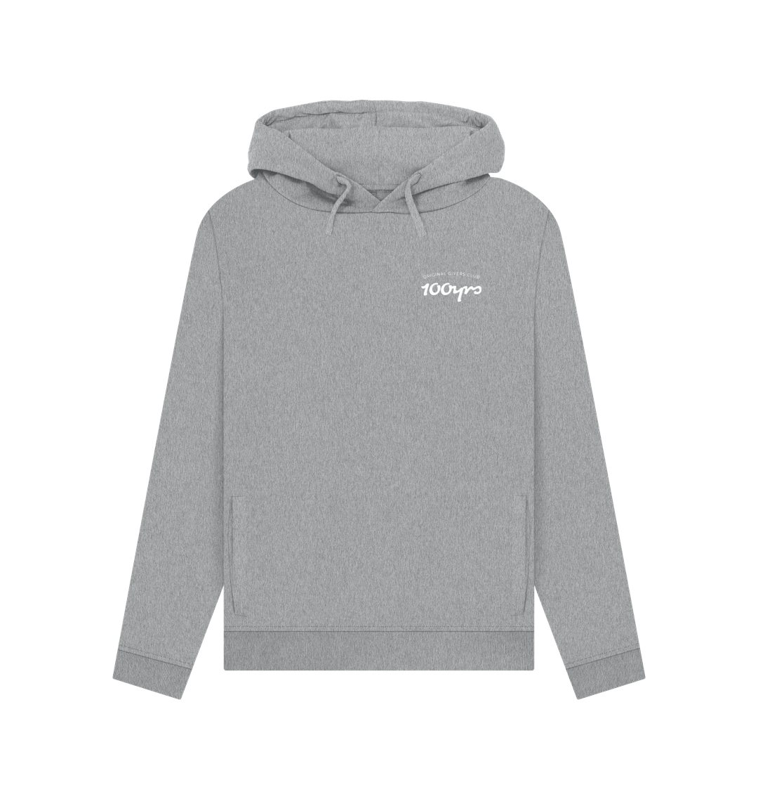 Light Heather Printed Hoody Front