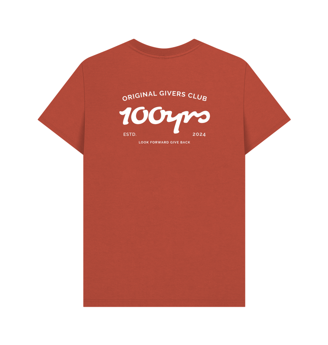 Rust Printed T-shirt Back