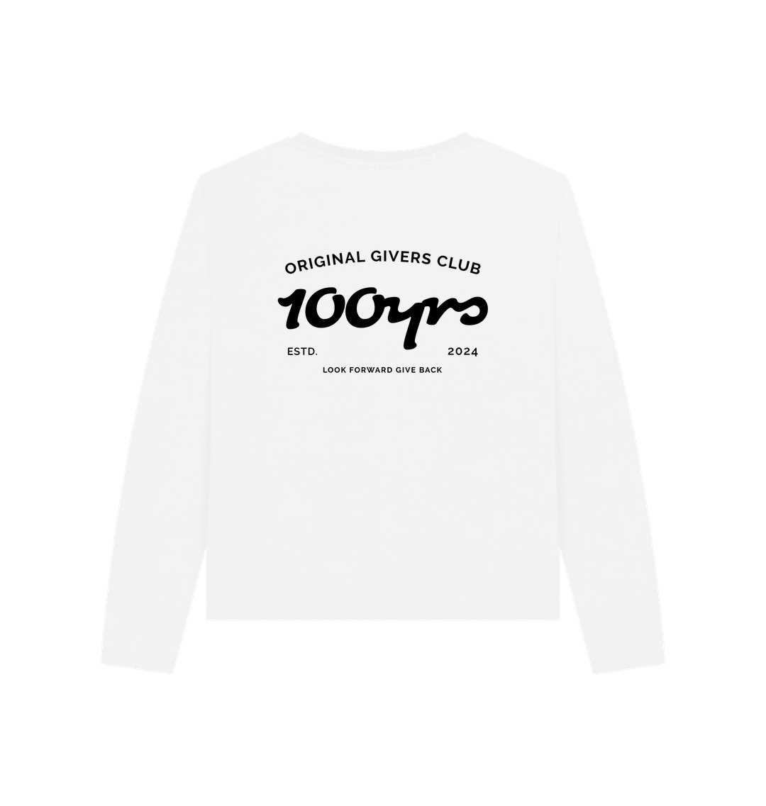 White Printed T-shirt Back