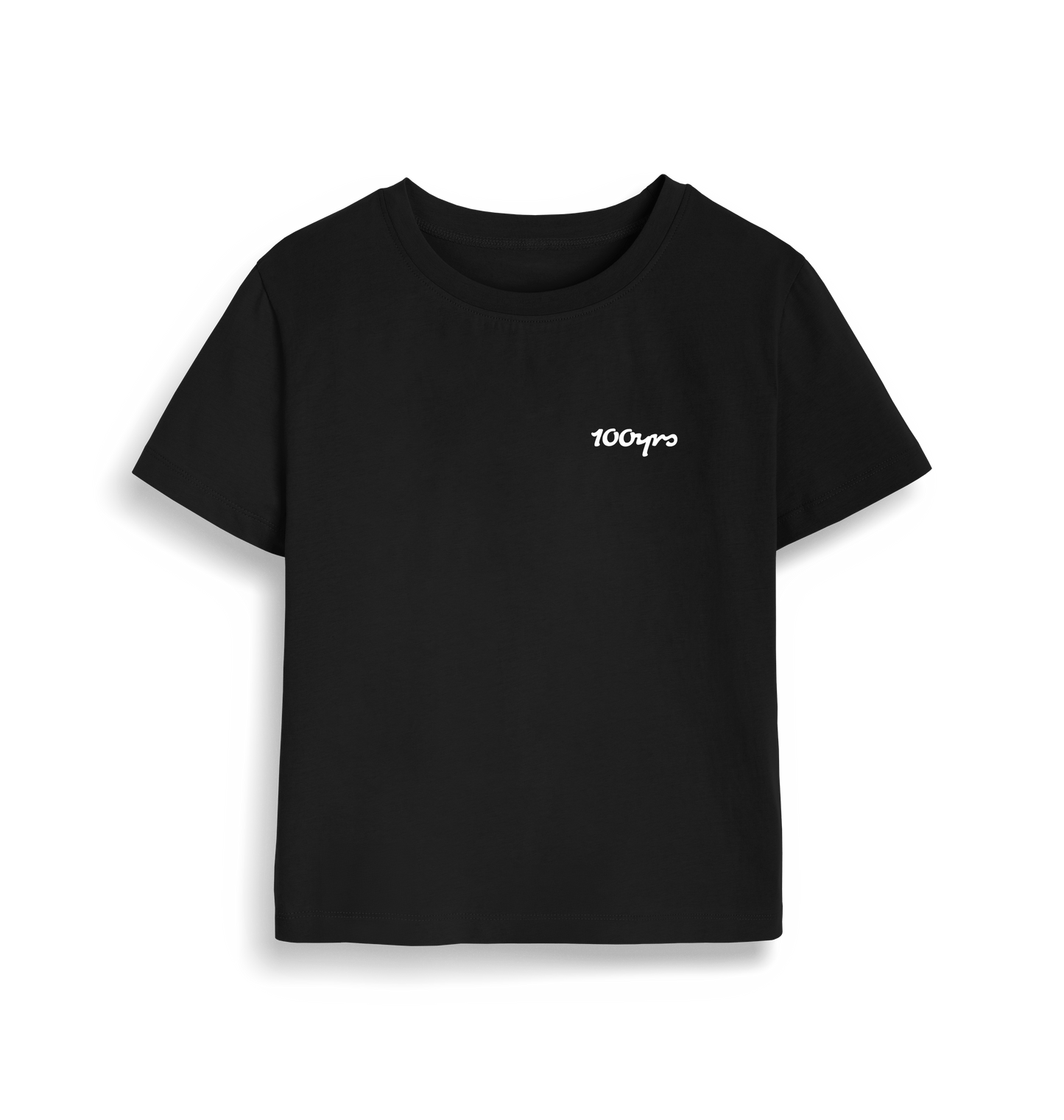 Black Printed T-shirt Front
