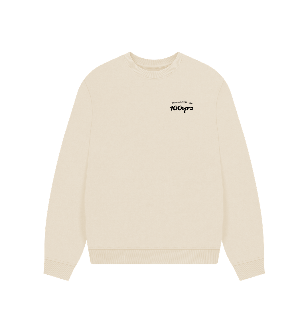 Oat Printed Sweater Front