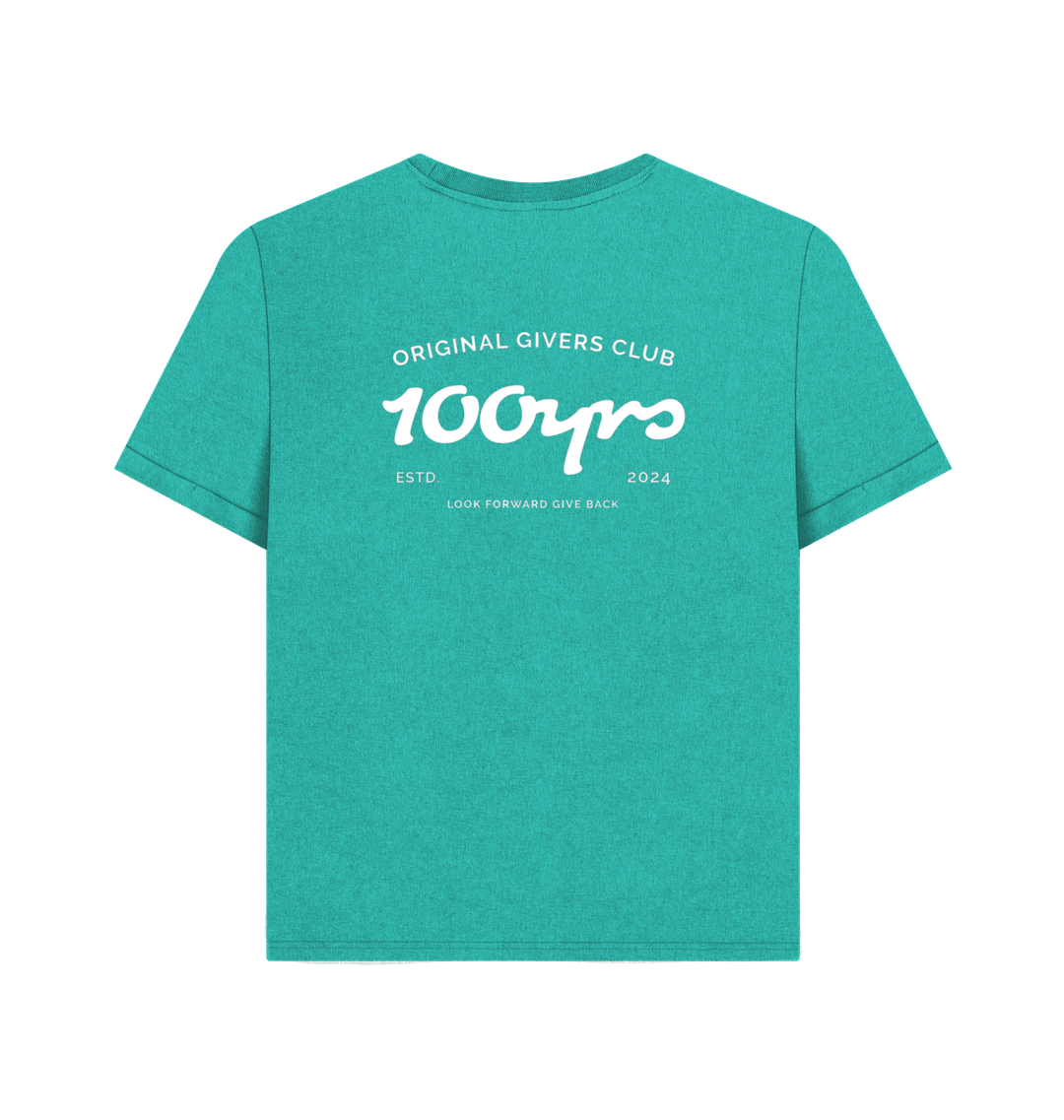 Seagrass Green Printed T-shirt Back