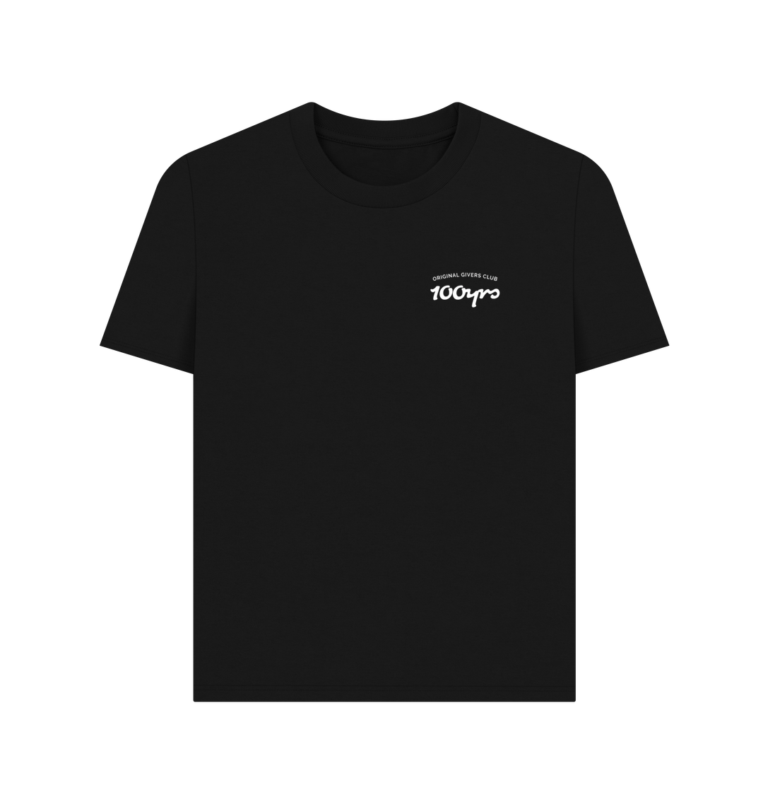 Black Printed T-shirt Front