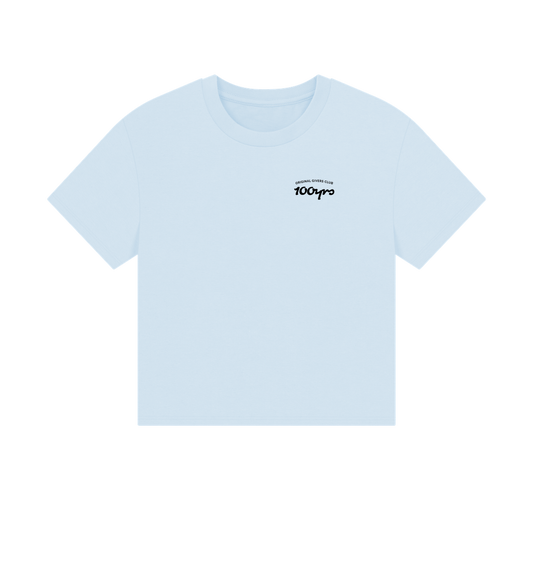 Sky Blue Printed T-shirt Front