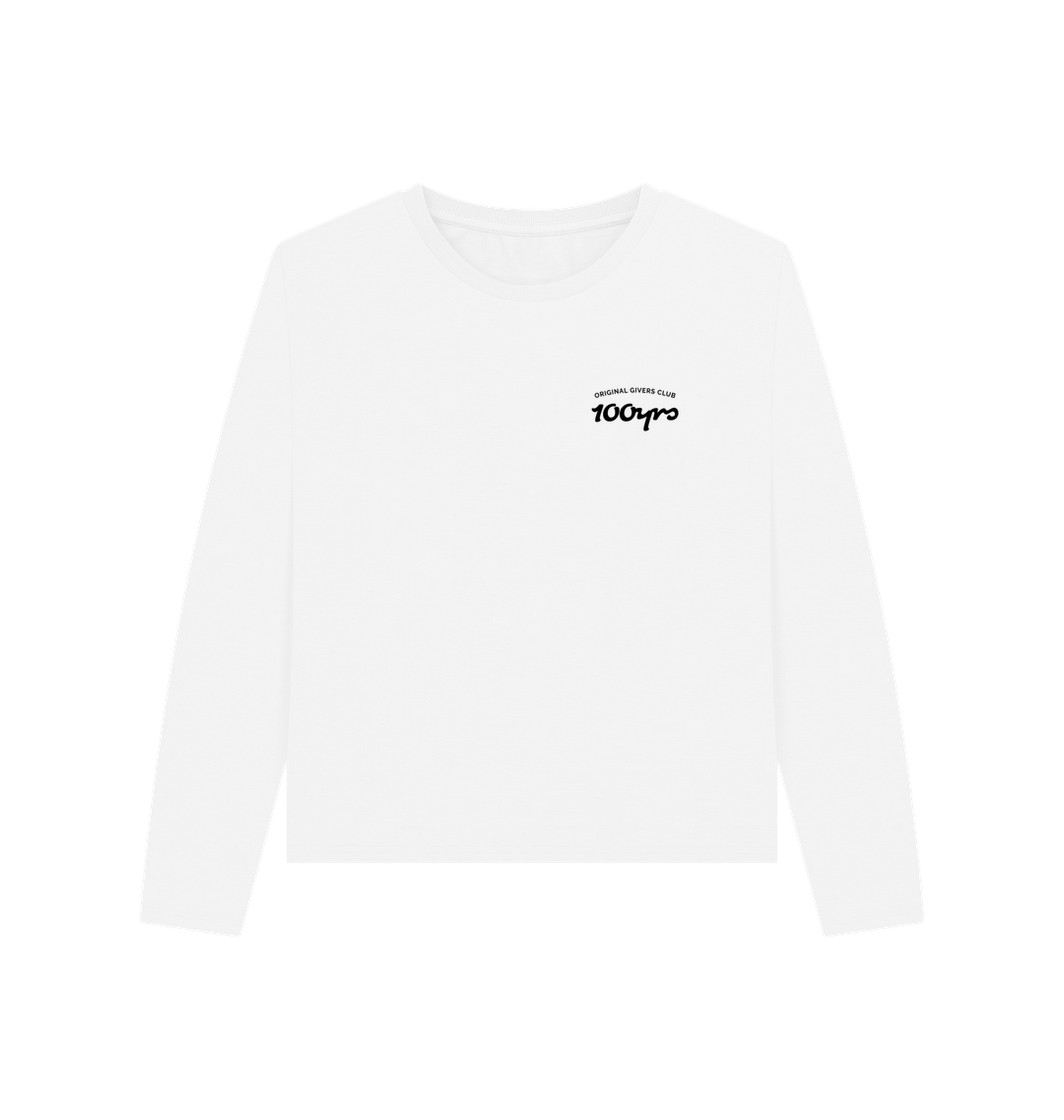White Printed T-shirt Front