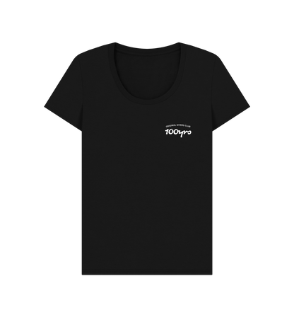 Black Printed T-shirt Front