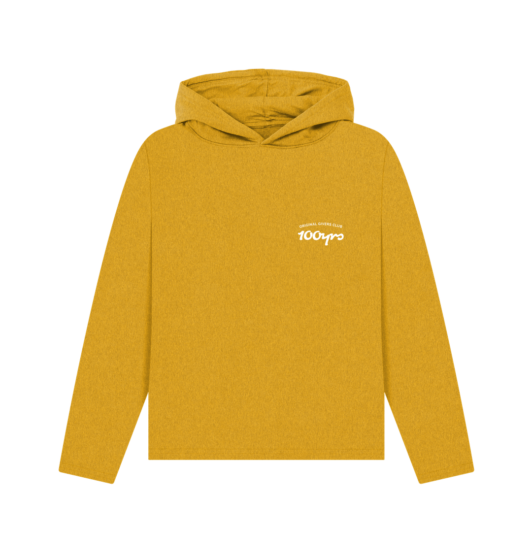Sunflower Yellow Recycled Hoody Front