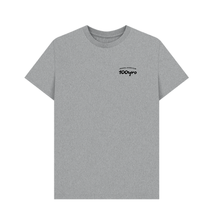 Athletic Grey Printed T-shirt Front