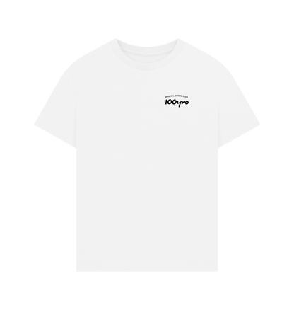 White Printed T-shirt Front