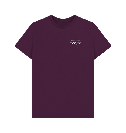 Purple Printed T-shirt Front