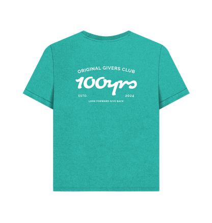 Seagrass Green Printed T-shirt Back