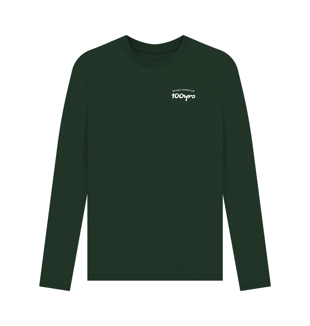 Evergreen Printed Long Sleeve T Shirt Front