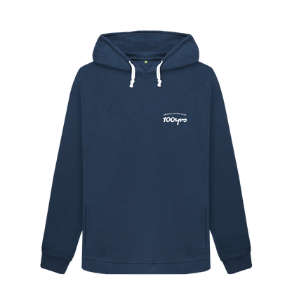 Navy Blue Printed Sweater Front