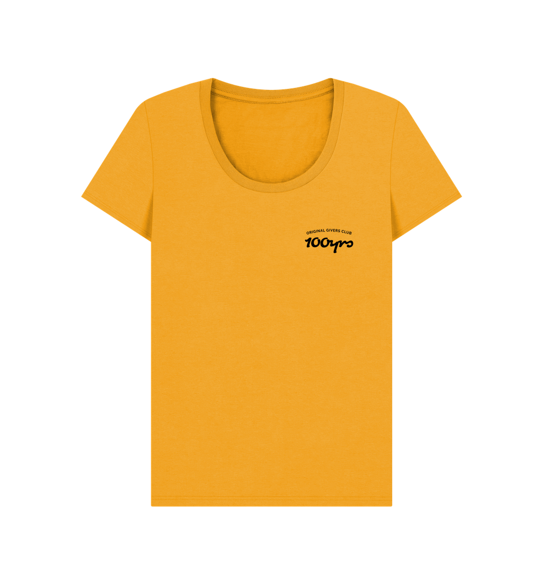 Mustard Printed T-shirt Front