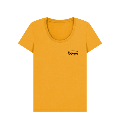 Mustard Printed T-shirt Front