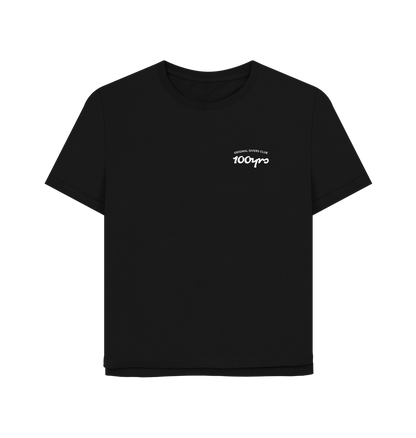 Black Printed T-shirt Front