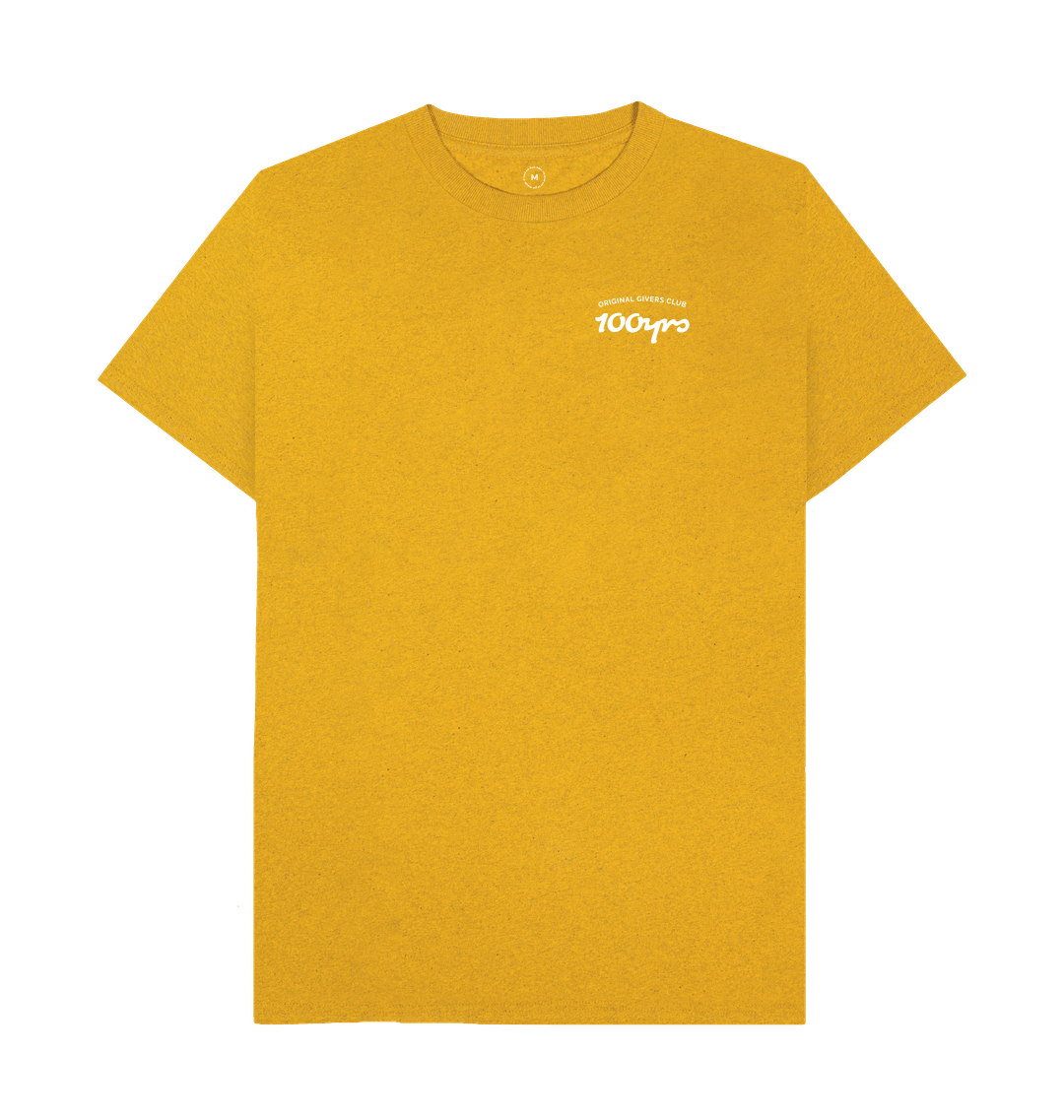 Sunflower Yellow Recycled Printed T-Shirt Front