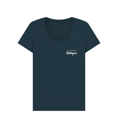 Denim Blue Printed T-shirt Front