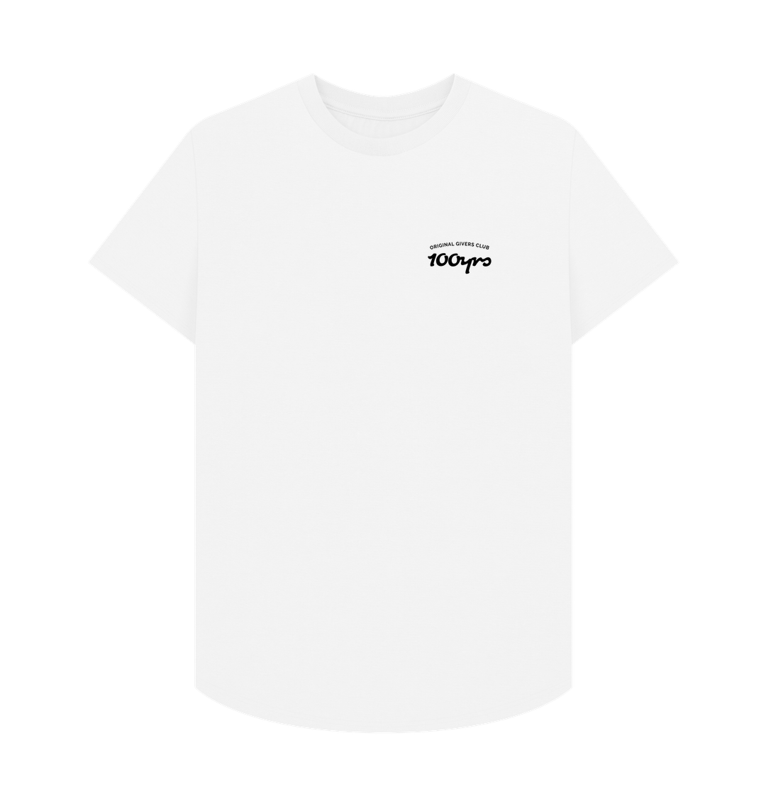 White Printed T-shirt Front
