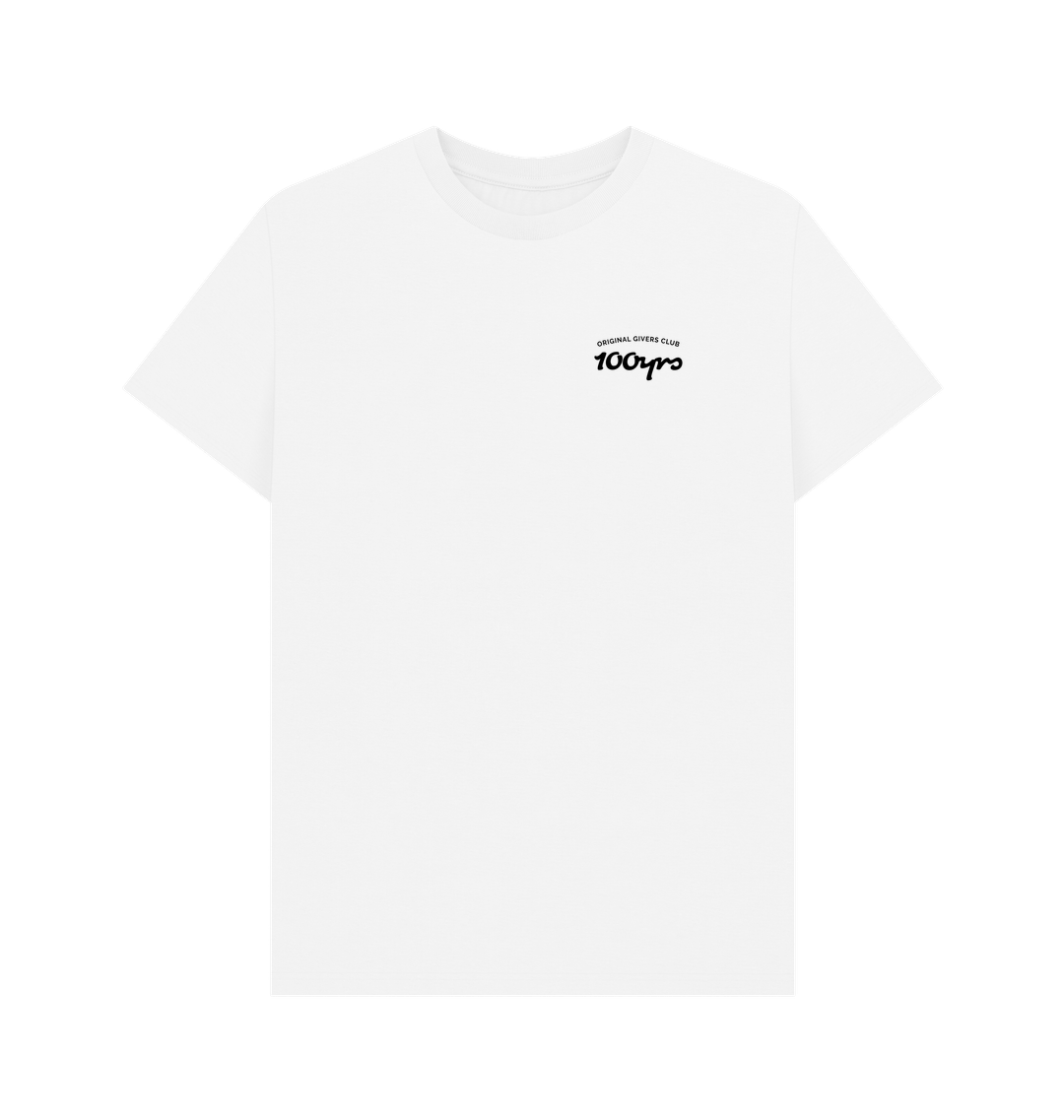 White Printed T-shirt Front