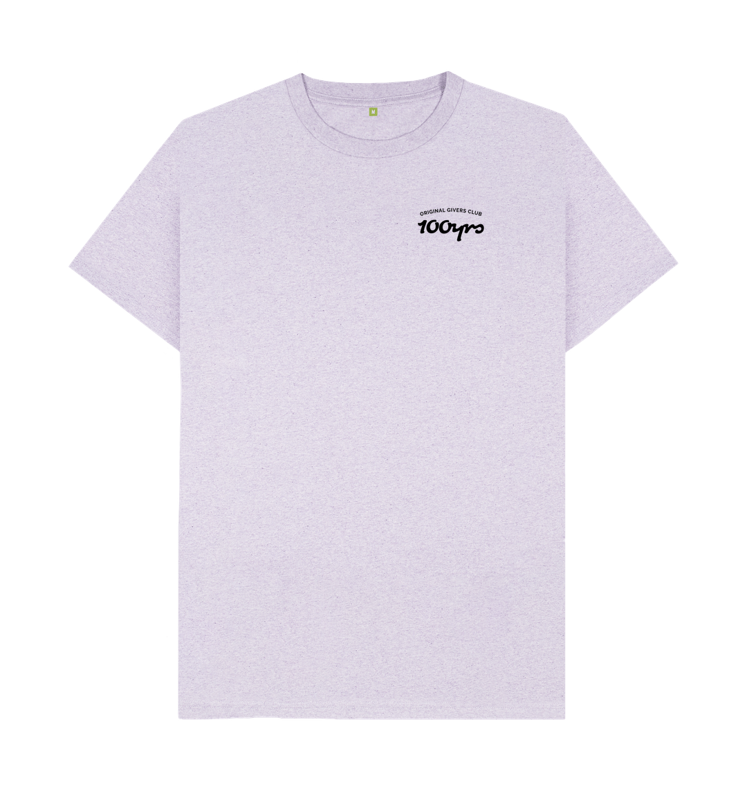 Light Purple Recycled Printed T-Shirt Front