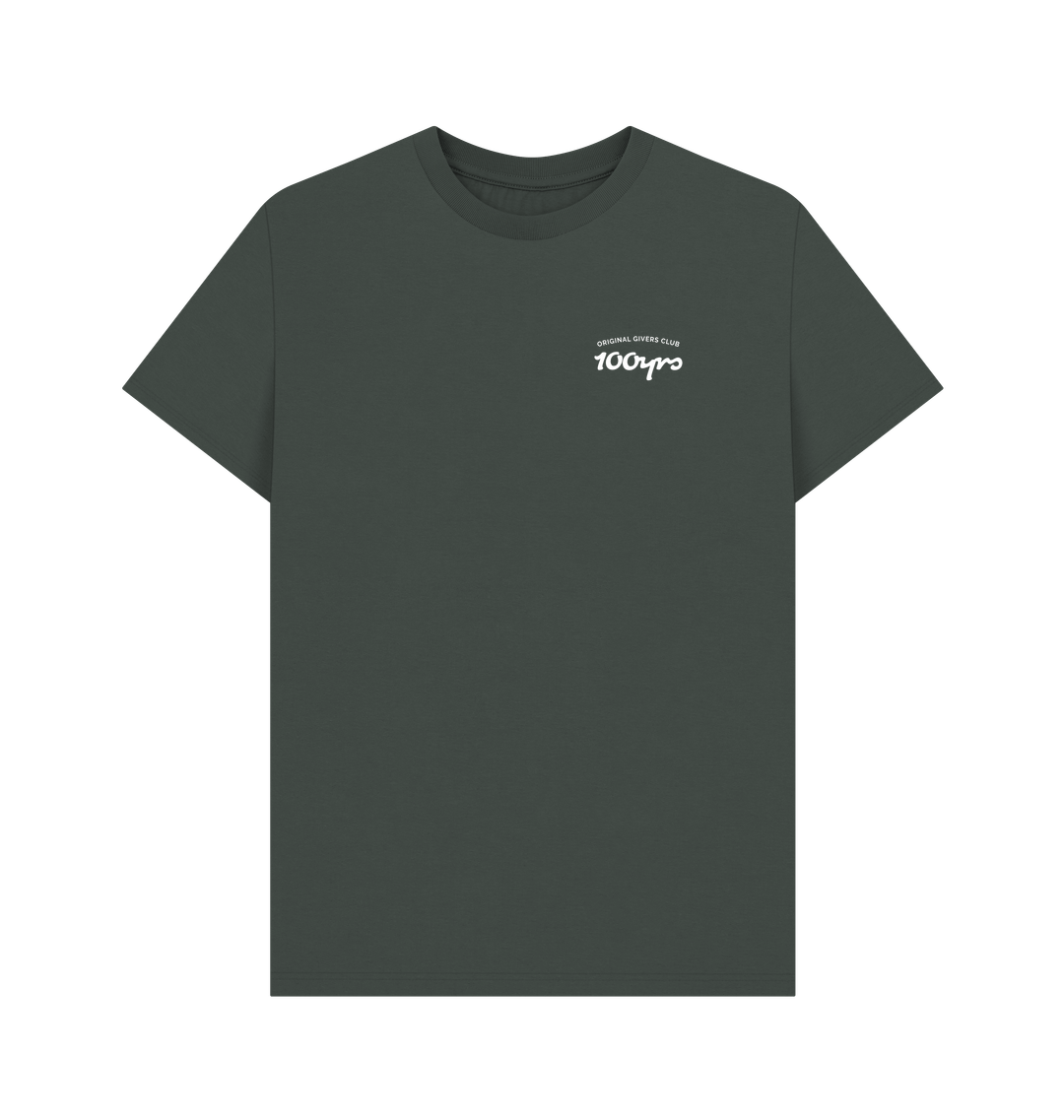 Dark Grey Printed T-shirt Front