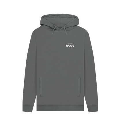 Slate Grey Printed Hoody Front