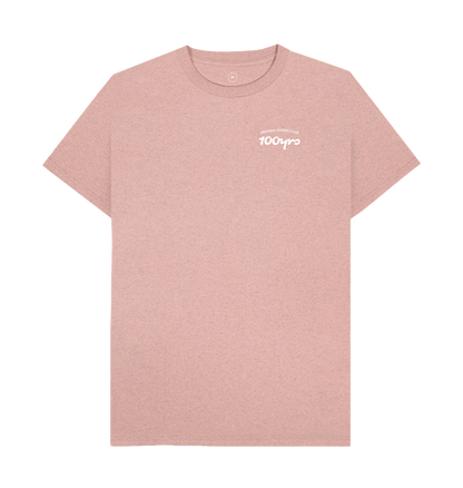 Sunset Pink Recycled Printed T-Shirt Front