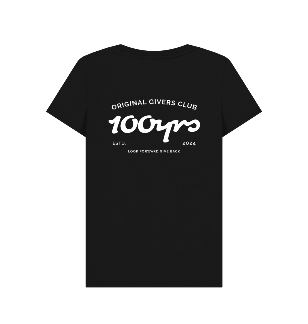 Black Printed T-shirt Back