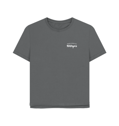 Slate Grey Printed T-shirt Front