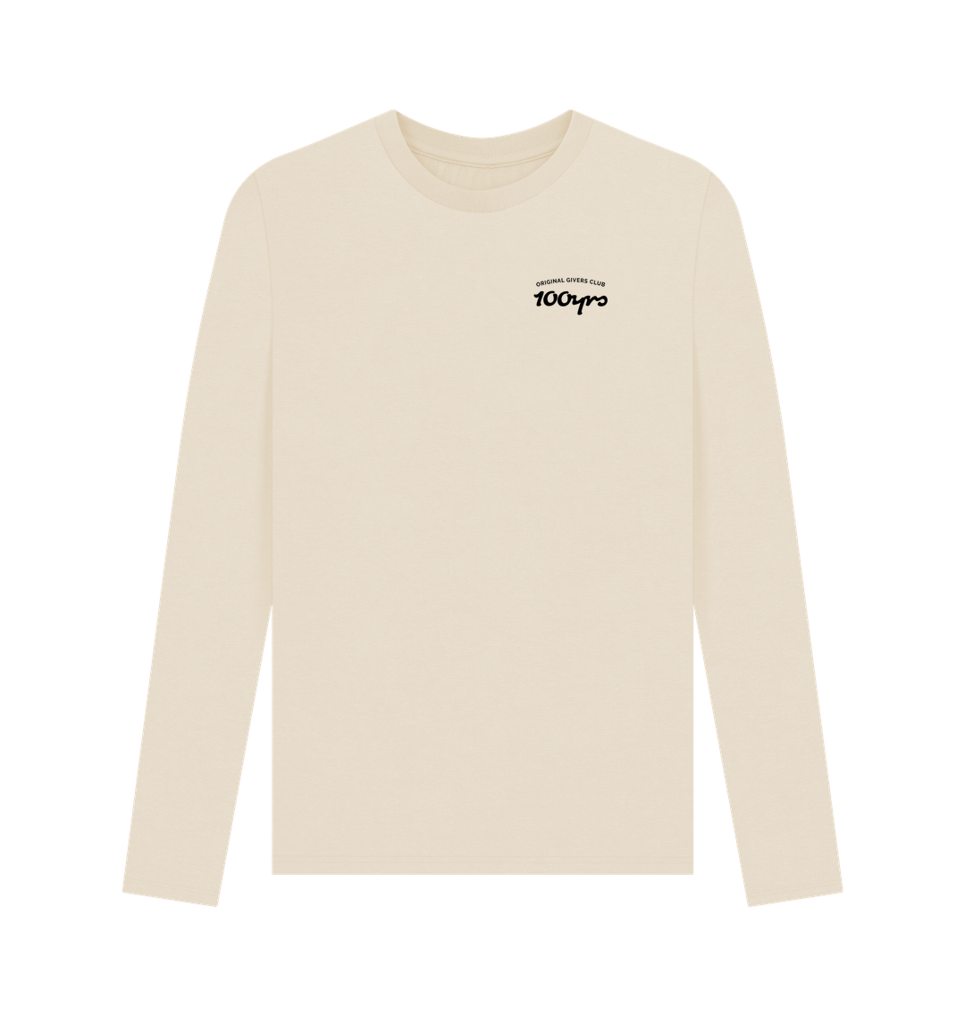 Oat Printed Long Sleeve T Shirt Front