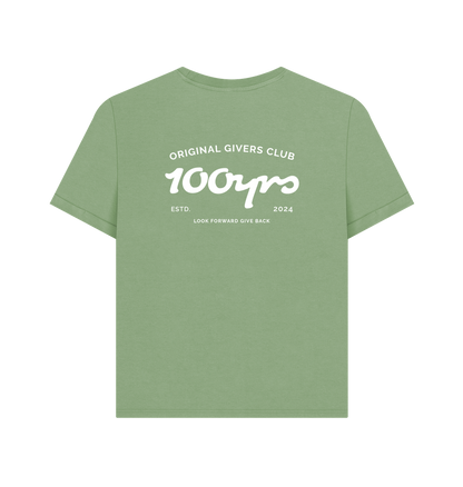 Sage Printed T-shirt Back