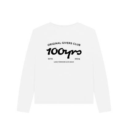 White Printed T-shirt Back