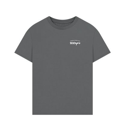 Slate Grey Printed T-shirt Front