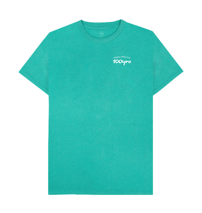 Seagrass Green Recycled Printed T-Shirt Front