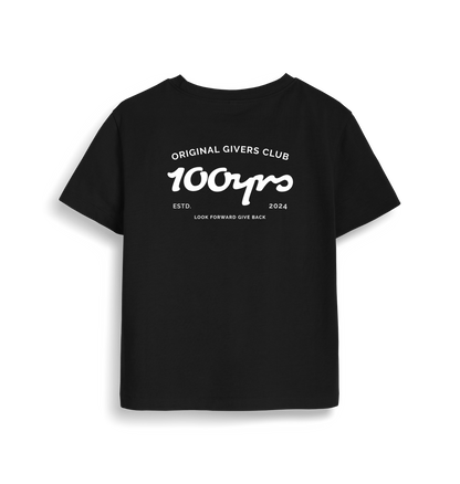 Black Printed T-shirt Back