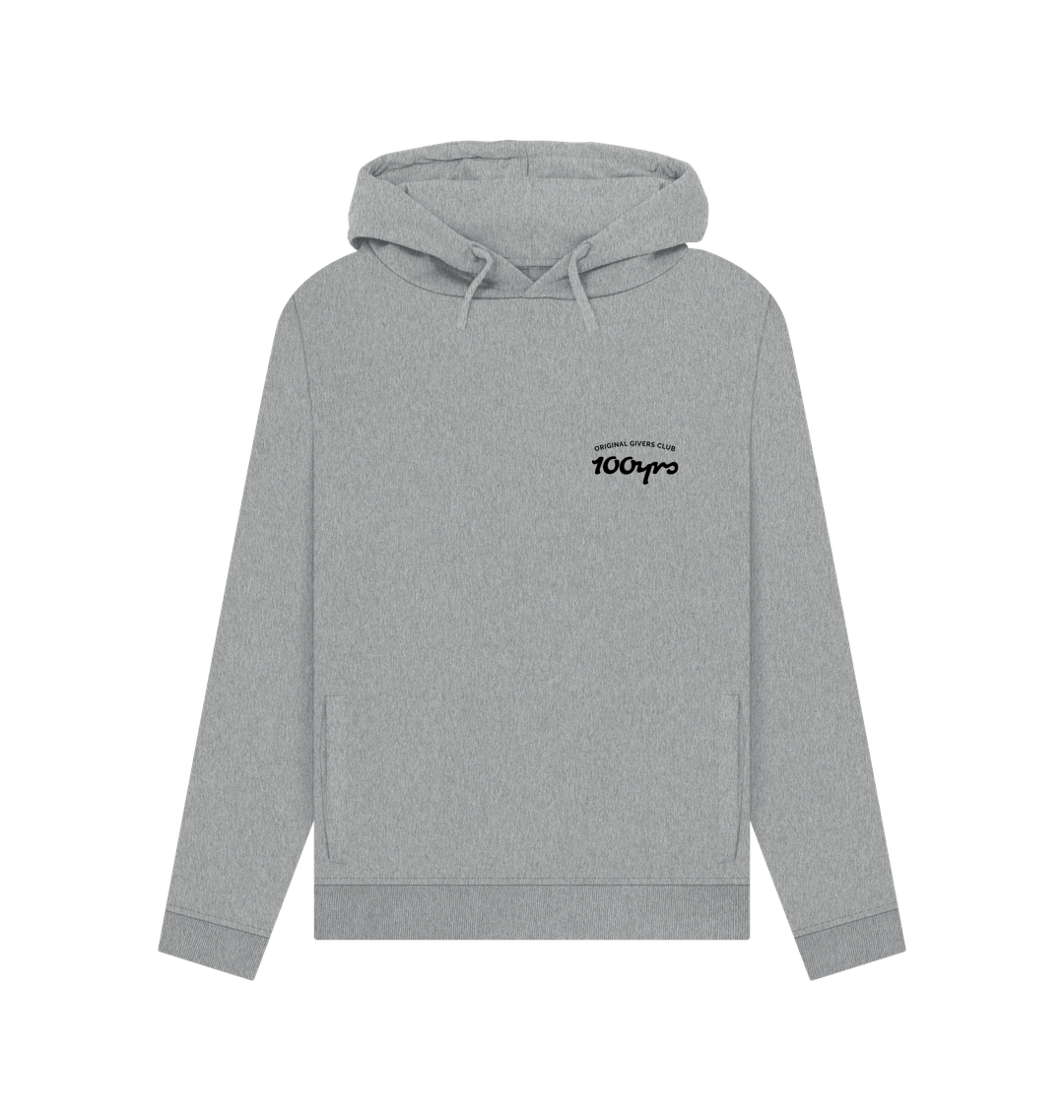 Light Heather Printed Hoody Front