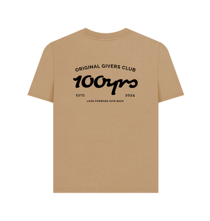 Sand Printed T-shirt Back